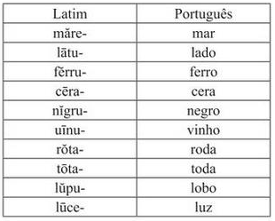 latim portugues